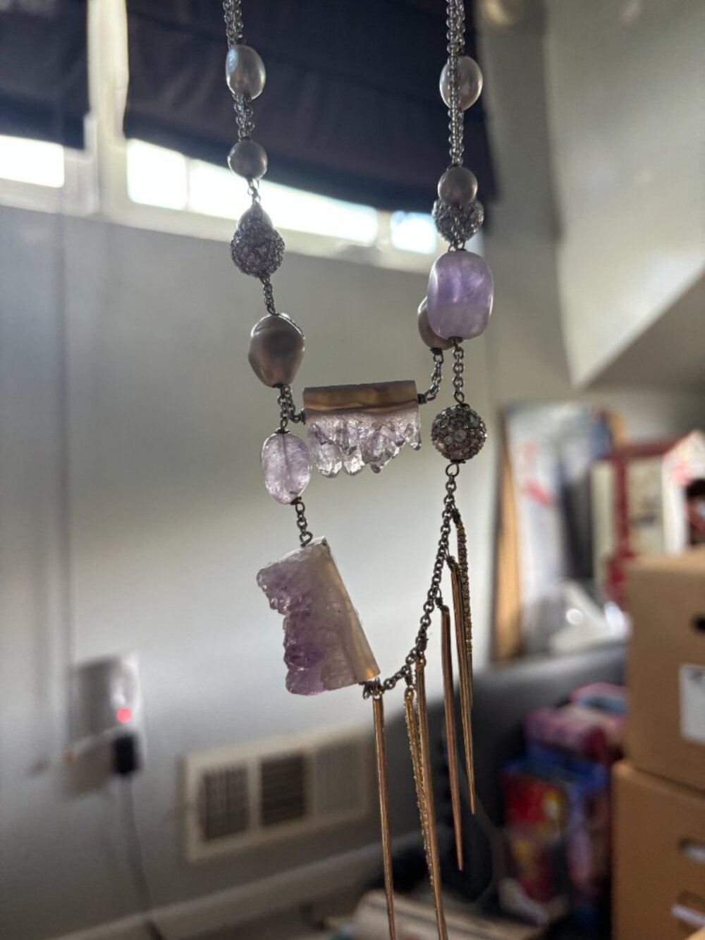 Alexis Bittar Geode Layer Necklace